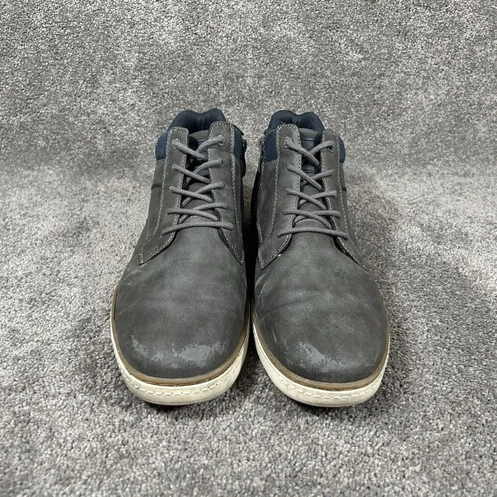 B-52 By Bullboxer Delta Men’s Size 12 Gray Blue Casual Business Shoes Used